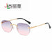 Jewelry WholesaleWholesale Women's Personality Rimless Irregular Sunglasses JDC-SG-JunL003 Sunglasses 俊莱 %variant_option1% %variant_option2% %variant_option3%  Factory Price JoyasDeChina Joyas De China