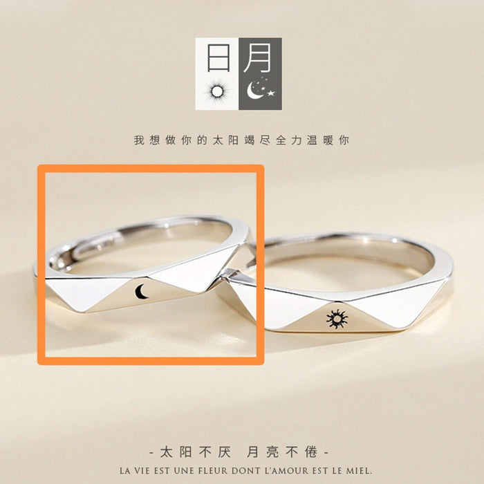 Jewelry WholesaleWholesale couple opening adjustable plain silver ring JDC-RS-NS008 Rings 尼森 %variant_option1% %variant_option2% %variant_option3%  Factory Price JoyasDeChina Joyas De China