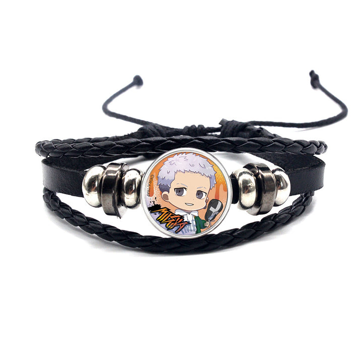 Pulsera de pulsera ajustable de caricatura al por mayor MOQ≥2 (M) JDC-BT-Yany007