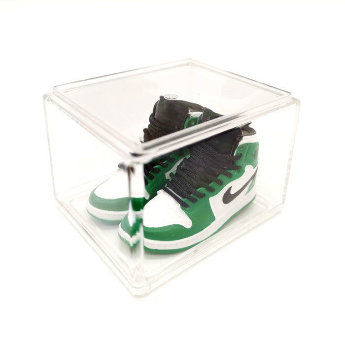 Wholesale Enamel Sneakers Plastic Transparent Box Keychains Ornaments JDC-KC-TuoH008