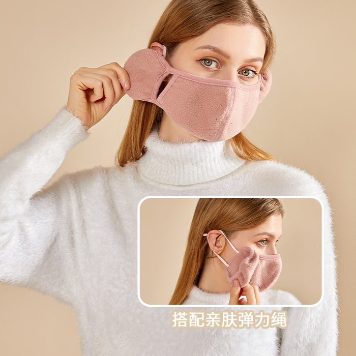 Wholesale Earmuffs Plush Three-dimensional Warm Mask Earmuffs JDC-EF-DCheng001