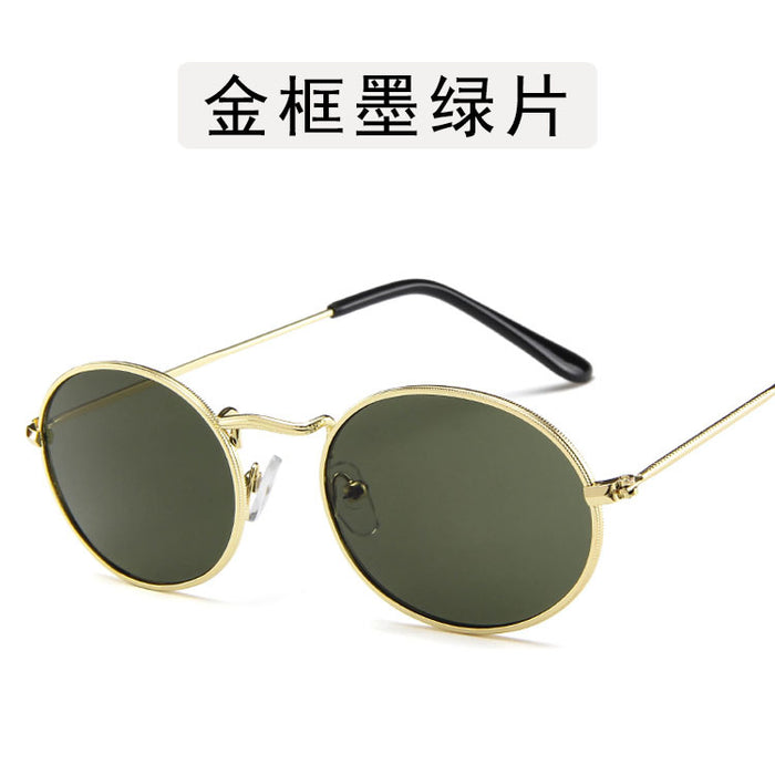 Wholesale AC Lens Small Round Frame Sunglasses JDC-SG-DeL001