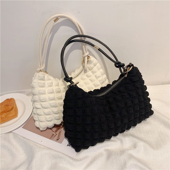 Jewelry WholesaleWholesale Crinkled Bubble Polyester Tote Bag JDC-HB-DLFE003 Handbags 迪弗洛恩 %variant_option1% %variant_option2% %variant_option3%  Factory Price JoyasDeChina Joyas De China