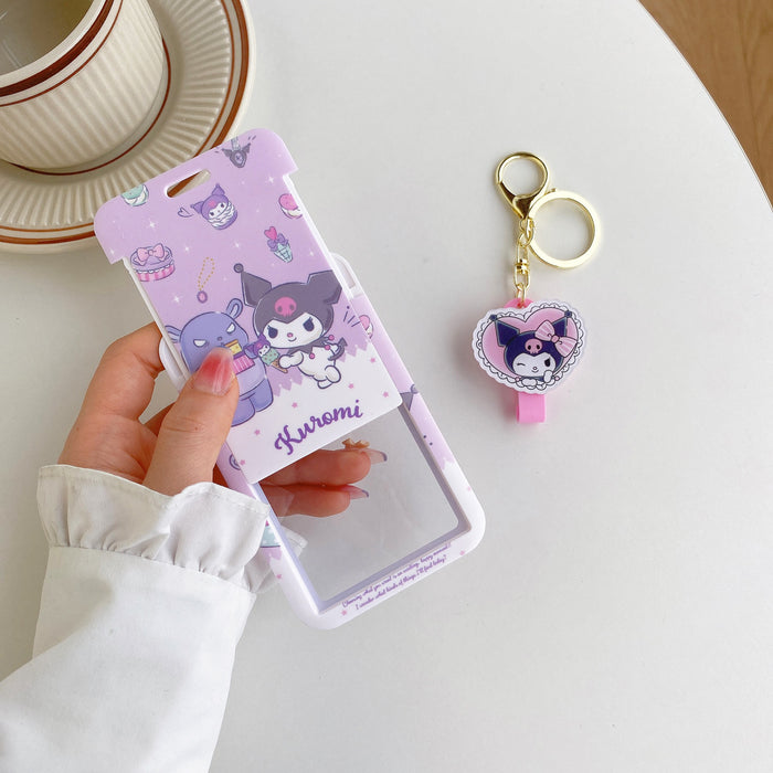 Wholesale Keychain Silicone Cute Cartoon Retractable Bus Card Holder MOQ≥2 (S) JDC-KC-JAD003