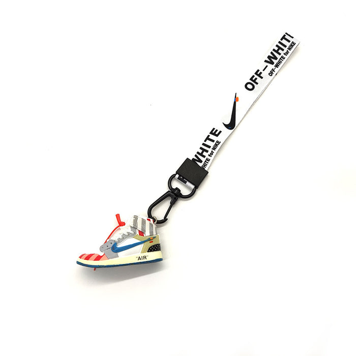 Wholesale Vinyl Sneakers Lanyard Keychain (F) JDC-KC-YTai006