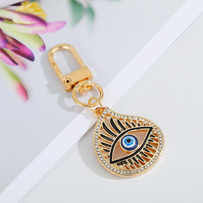 Jewelry WholesaleWholesale Devil's Eye Alloy Keychain MOQ≥6 JDC-KC-Juej001 Keychains 觉际 %variant_option1% %variant_option2% %variant_option3%  Factory Price JoyasDeChina Joyas De China