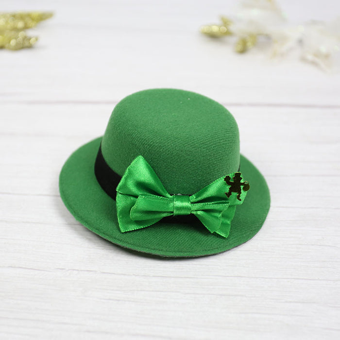 Wholesale PET Pulp Shamrock Green Hat Topper JDC-FH-Mais001