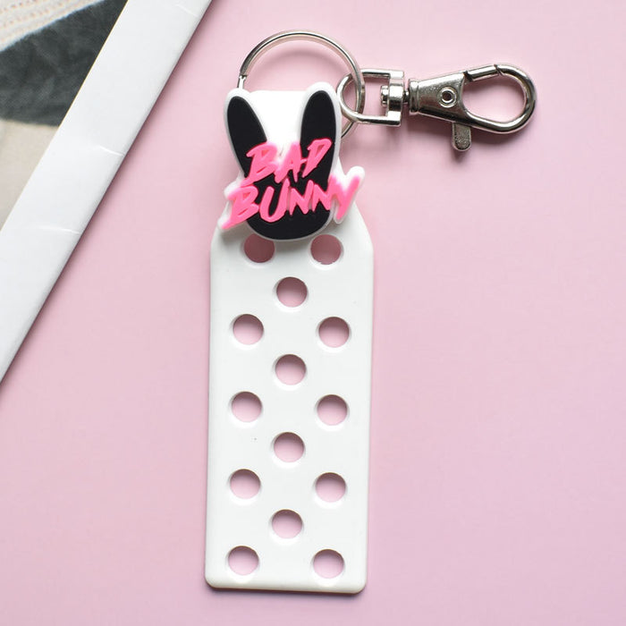 Wholesale Keychain Croc Charms PVC Soft Rubber MOQ≥10 (M) JDC-KC-RYY004