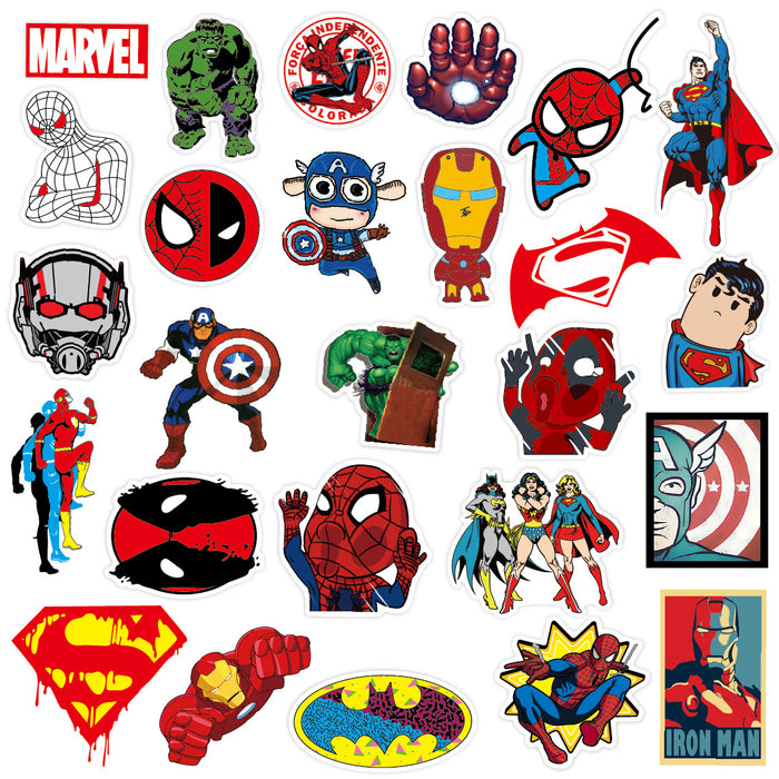 Wholesale Stickers PVC Waterproof Cute Cartoon Graffiti 50 Pieces (M) JDC-ST-XinP004