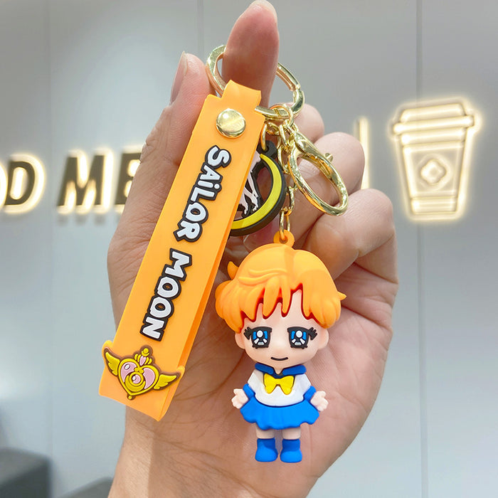 Wholesale Keychains For Backpacks Sailor Moon Cartoon Key Chain Couple Bag Ornament MOQ≥2 JDC-KC-YDao028