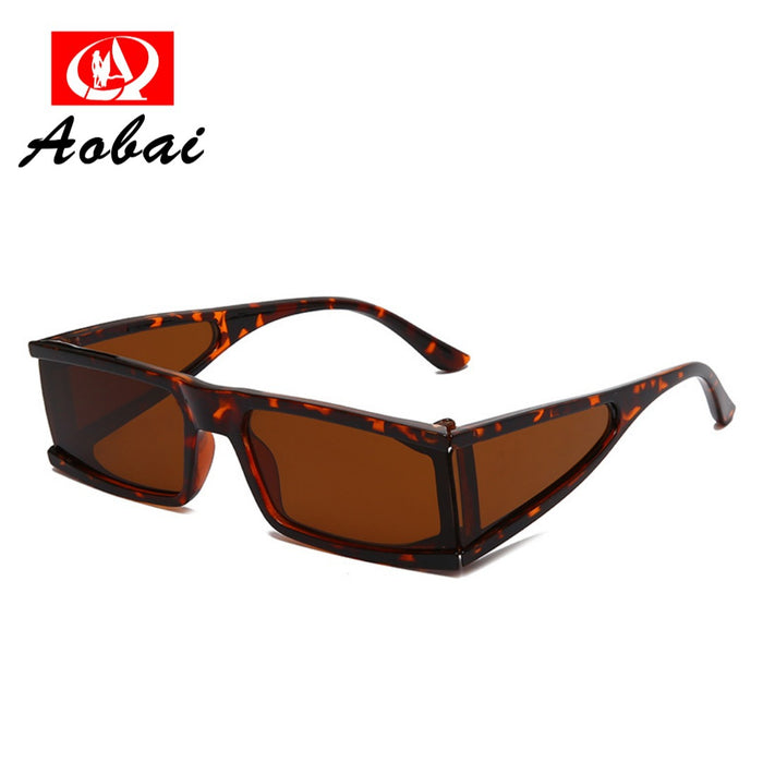 Wholesale Sunglasses PC Square Frame Side Band Frame JDC-SG-AoB005