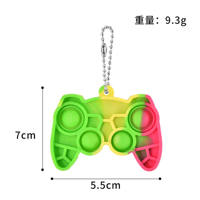 Jewelry WholesaleWholesale black silicone key chain JDC-FT-Bais007 fidgets toy 百思 %variant_option1% %variant_option2% %variant_option3%  Factory Price JoyasDeChina Joyas De China