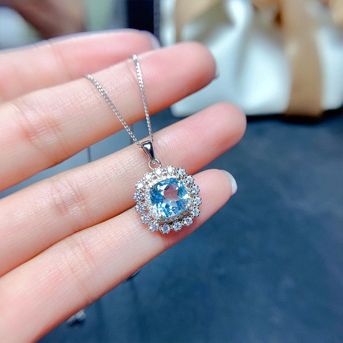 Jewelry WholesaleWholesale Colored Zircon Copper Necklace Earrings JDC-NE-Caos023 Necklaces 曹适 %variant_option1% %variant_option2% %variant_option3%  Factory Price JoyasDeChina Joyas De China