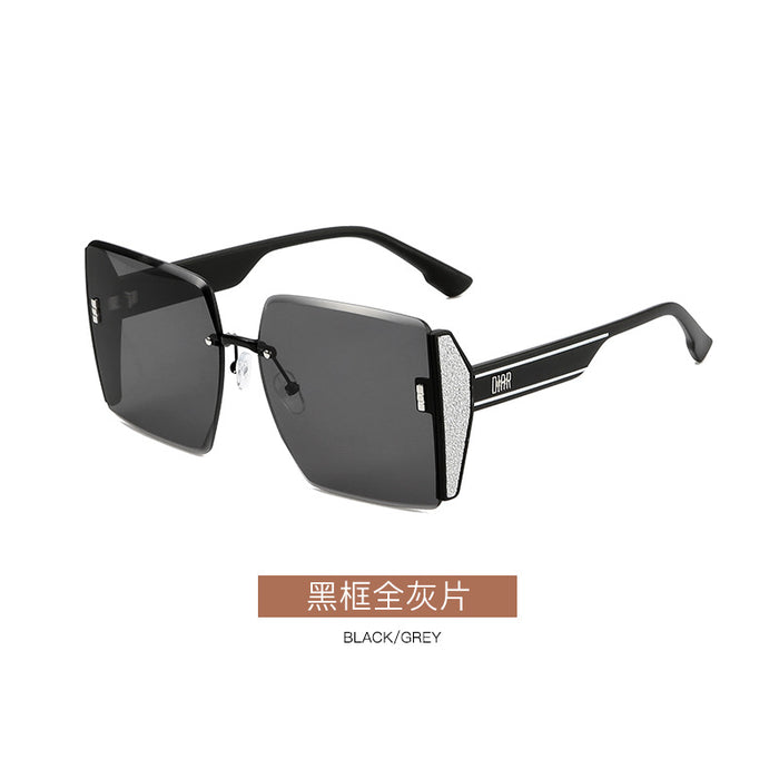 Jewelry WholesaleWholesale Large Frame Square Cut Rimless Sunglasses JDC-SG-KaiX021 Sunglasses 凯祥 %variant_option1% %variant_option2% %variant_option3%  Factory Price JoyasDeChina Joyas De China