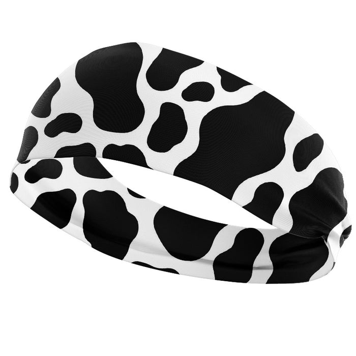 Wholesale Headband Polyester Spandex Athletic High Stretch Cow JDC-HD-KuS004