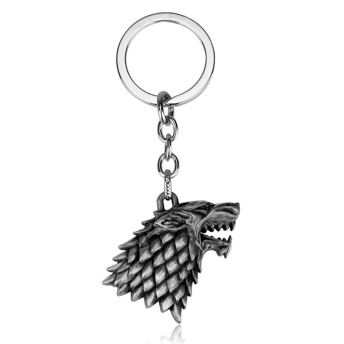 Jewelry WholesaleWholesale Periphery Wolf Head Necklace Logo Keychain JDC-KC-AWen007 Keychains 艾文 %variant_option1% %variant_option2% %variant_option3%  Factory Price JoyasDeChina Joyas De China