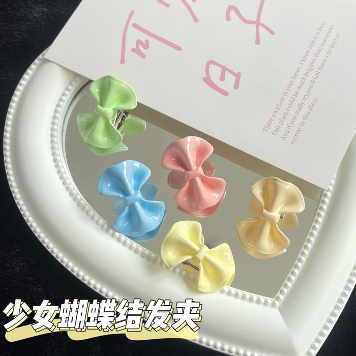 Wholesale hairpin plexiglass bow JDC-HC-XingZ014