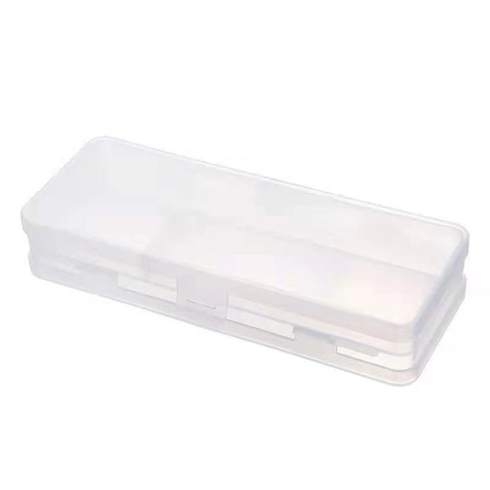 Wholesale Pencil Bags Plastic Double Layer Frosted MOQ≥2  JDC-PB-YueM001