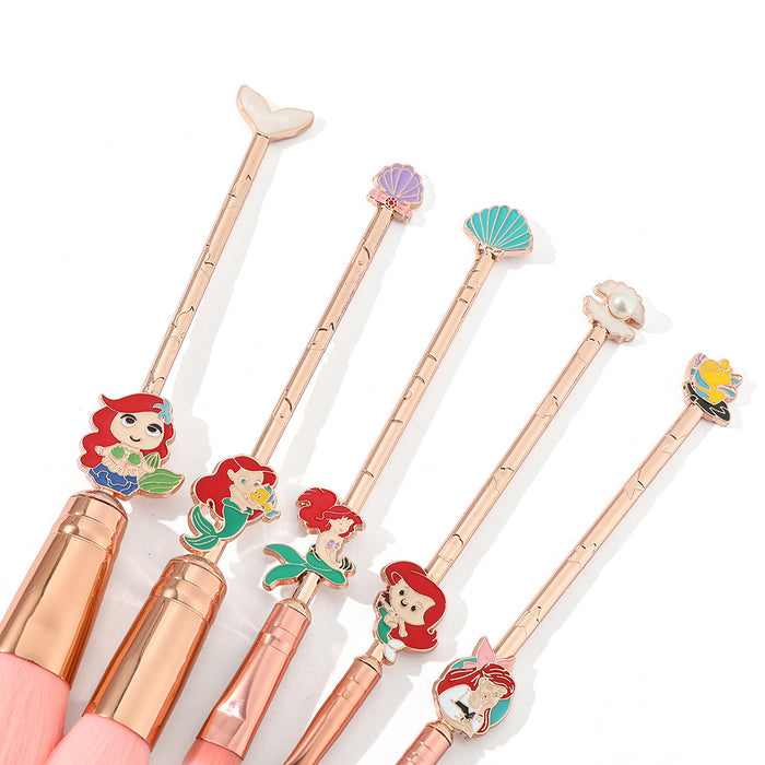 Wholesale Makeup Brush Alloy Man-made Fiber Hair Animation Cartoon Eyeshadow Brush Loose Powder Brush Makeup Brush Set MOQ≥3 JDC-MB-ZhuoJ009