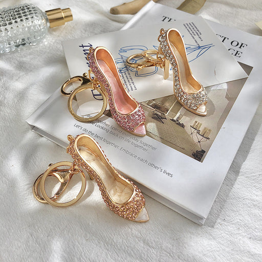 Jewelry WholesaleWholesale Rhinestone Alloy High Heels Keychain MOQ≥2 JDC-KC-ChaoK002 Keychains 超凯 %variant_option1% %variant_option2% %variant_option3%  Factory Price JoyasDeChina Joyas De China