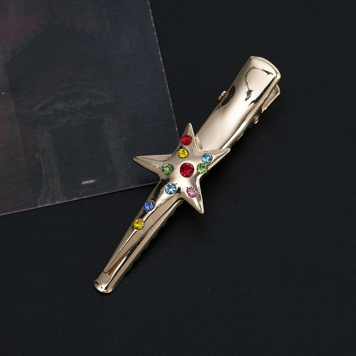 Wholesale Hair Clips Metal Pentagram MOQ≥2 JDC-HC-Jingjie042