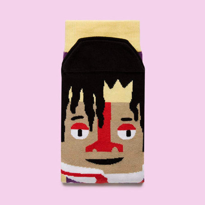 Wholesale socks fabric cartoon personality painting tide socks cotton socks JDC-SK-QAng010