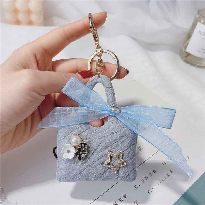 Wholesale Lace Bag Shape Keychain JDC-KC-LX049