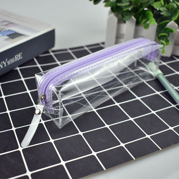 Wholesale PVC Transparent Pencil Bag MOQ≥2 JDC-PB-SKX003