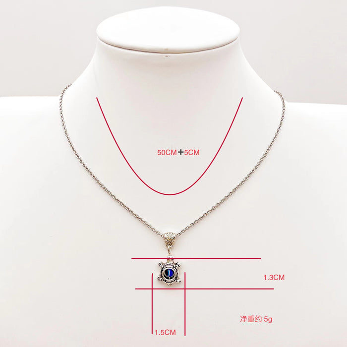 Wholesale Necklace Alloy Cartoon Small Animal Devil's Eye Clavicle Chain MOQ≥2 JDC-NE-QingH003