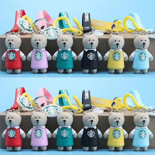 Jewelry WholesaleWholesale Cartoon PVC Cute Bear Keychain (F) JDC-KC-DMF007 Keychains 迪美菲 %variant_option1% %variant_option2% %variant_option3%  Factory Price JoyasDeChina Joyas De China