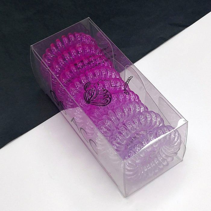 Wholesale Telephone Cord Hair Ring Girls Tie Hair Color High Elasticity Suit JDC-HS-YGe002