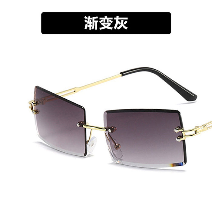 Jewelry WholesaleWholesale rimless diamond trimmed sunglasses or women JDC-SG-KD133 Sunglasses 珂盾 %variant_option1% %variant_option2% %variant_option3%  Factory Price JoyasDeChina Joyas De China