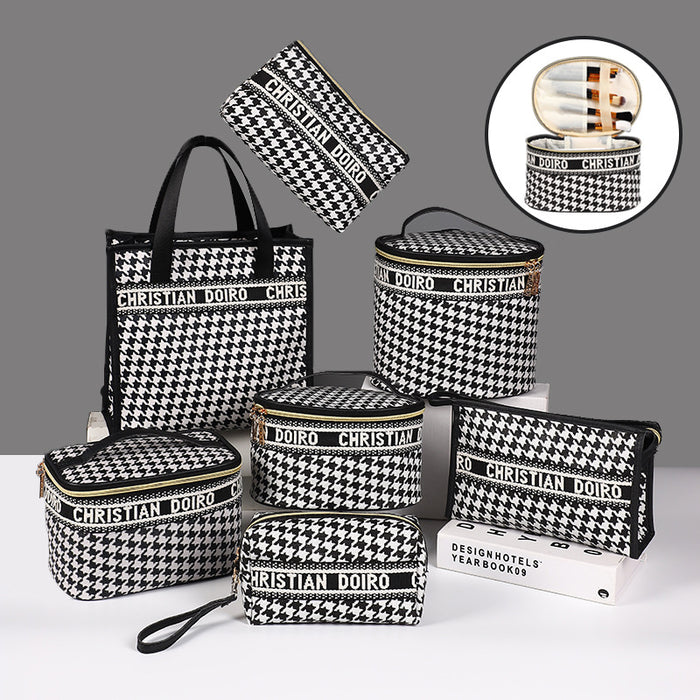 Wholesale storage bag pu large capacity portable cosmetic bag MOQ≥3 JDC-SB-Xiha002