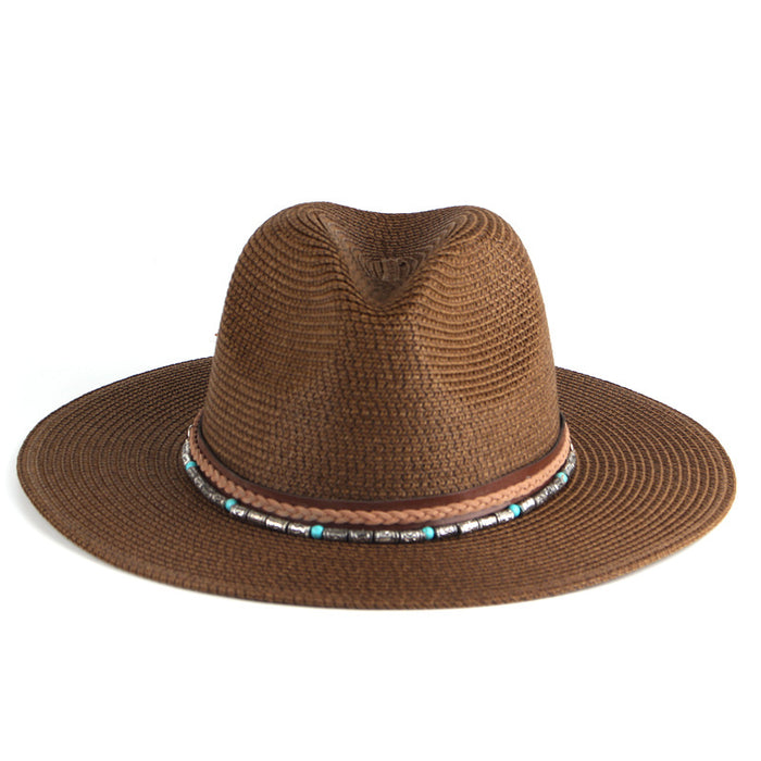 Jewelry WholesaleWholesale Sun Hat Papyrus Straw Hat JDC-FH-FeiT001 Fashionhat 菲拓 %variant_option1% %variant_option2% %variant_option3%  Factory Price JoyasDeChina Joyas De China