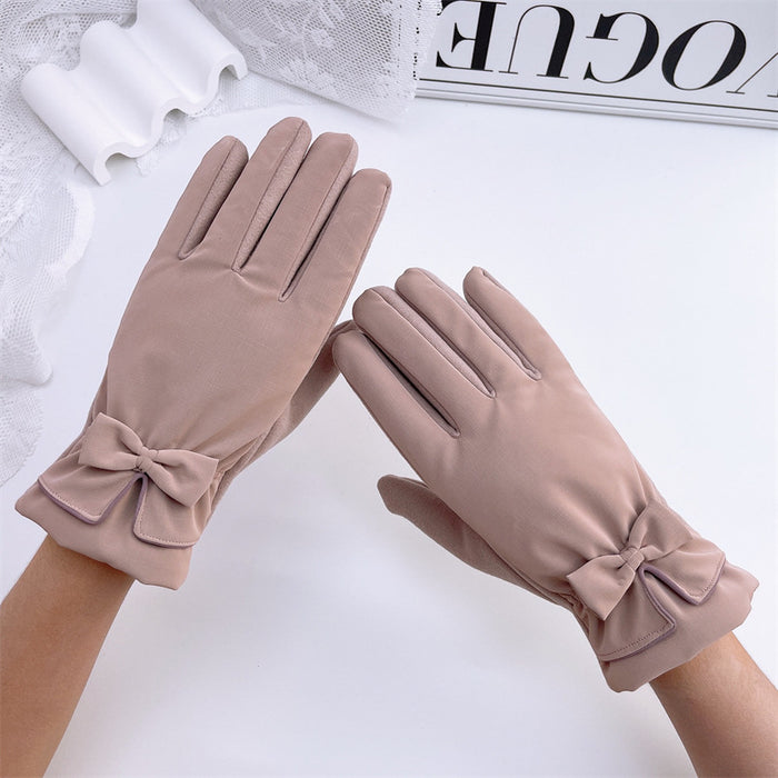 Wholesale Gloves Suede Outdoor Warming Touch Screen JDC-GS-MYuan010