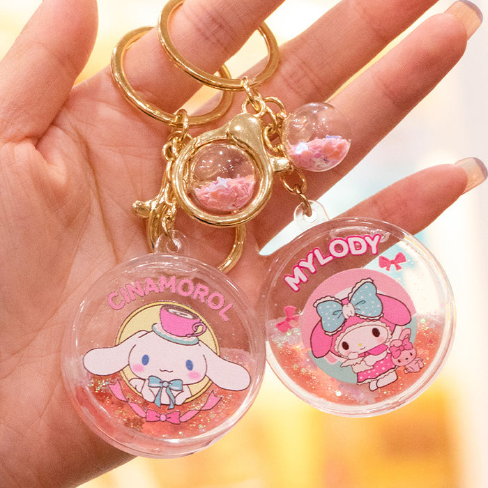 Wholesale keychain PVC soft acrylic pendant cute cartoon MOQ≥5 JDC-KC-HHY002