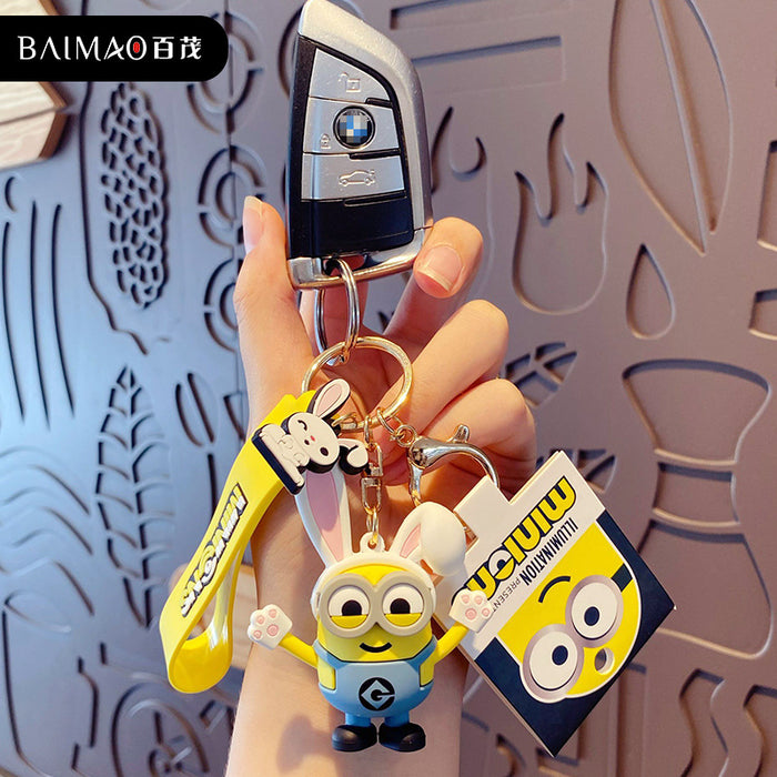 Wholesale Minions Zodiac Keychain Creative Exquisite and Cute JDC-KC-BaiM040