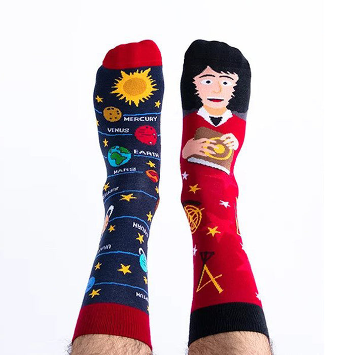 Wholesale Socks Cotton Fun Cartoon Asymmetrical Socks JDC-SK-QAng014