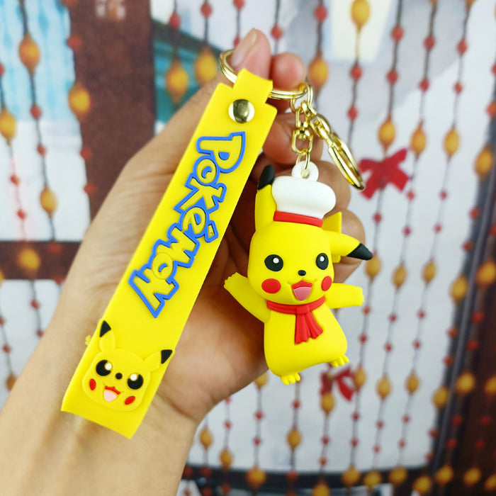 Wholesale Keychains Silicone Cute Cartoon Anime MOQ≥2 (M) JDC-KC-YYi008