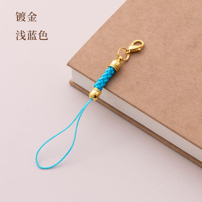 Wholesale Keychain Iron Polyester Handmade Material Accessories Lanyard 10pcs JDC-KC-JuZ002