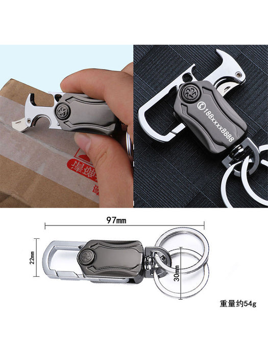 Jewelry WholesaleWholesale fingertip gyroscope with knife metal keyring MOQ≥2 JDC-KC-SJia001 Keychains 硕佳 %variant_option1% %variant_option2% %variant_option3%  Factory Price JoyasDeChina Joyas De China