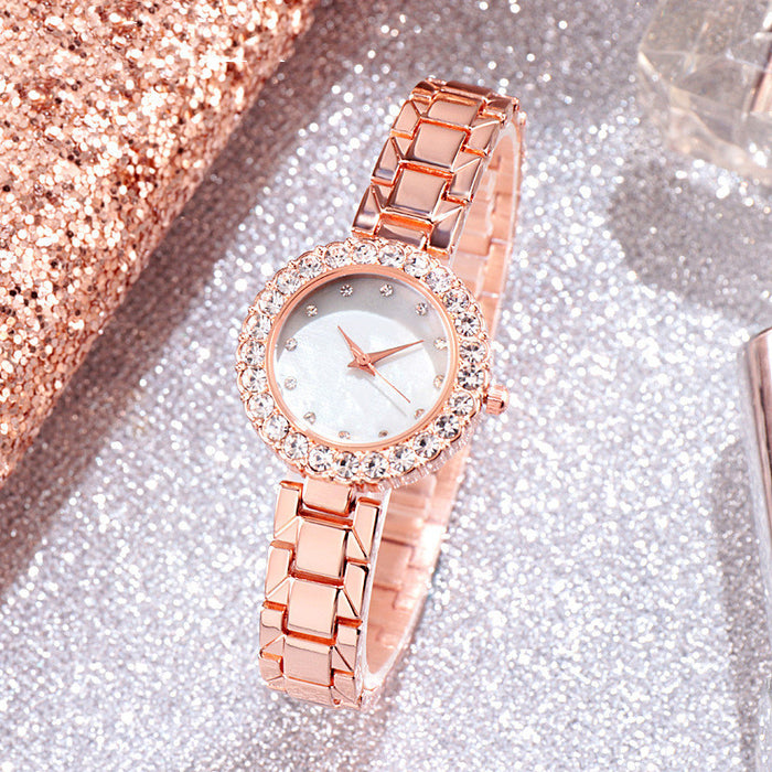 Jewelry WholesaleWholesale five piece luxury diamond inlaid fashion quartz watch JDC-WH-Qimiao001 Watch 祈妙 %variant_option1% %variant_option2% %variant_option3%  Factory Price JoyasDeChina Joyas De China