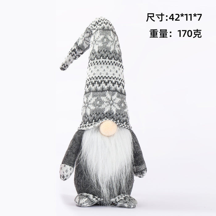 Wholesale Ornament Fabric Faceless Old Man Wool Old Man Window Ornament JDC-OS-ChiY003