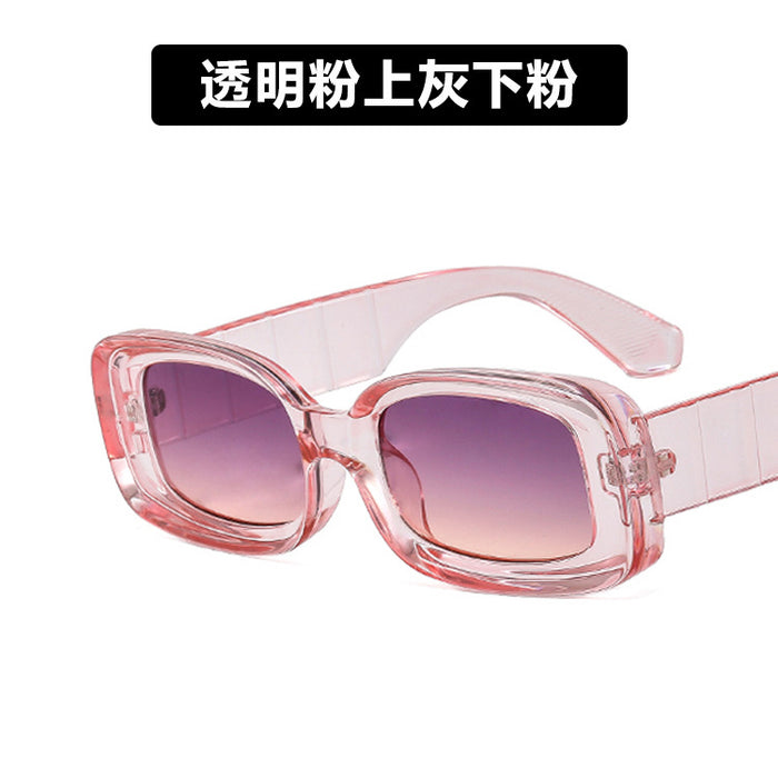 Wholesale Resin Lens Square Jelly Color Sunglasses JDC-SG-KD182