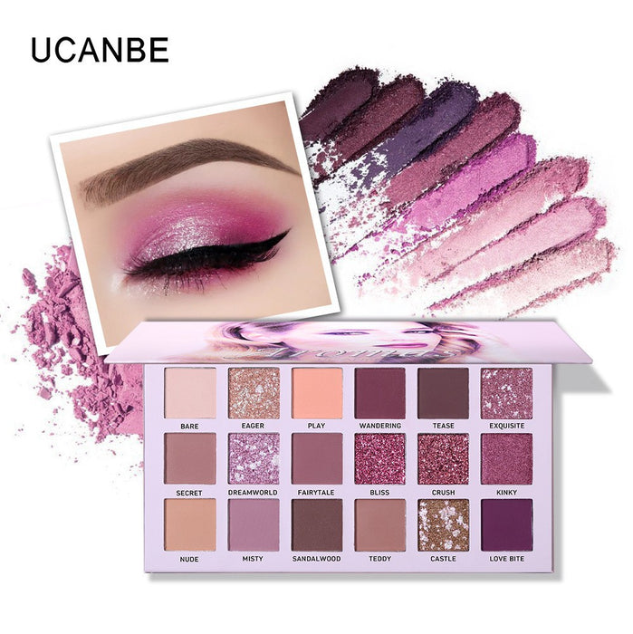 Wholesale Desert Rose 18 Colors Eyeshadow Palette JDC-EY-UC001