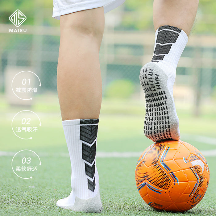 Wholesale Sock Polyester Cotton Basketball Combat Training Elite Socks Middle Tube Towel Bottom Sweat Absorption JDC-SK-MaiS005