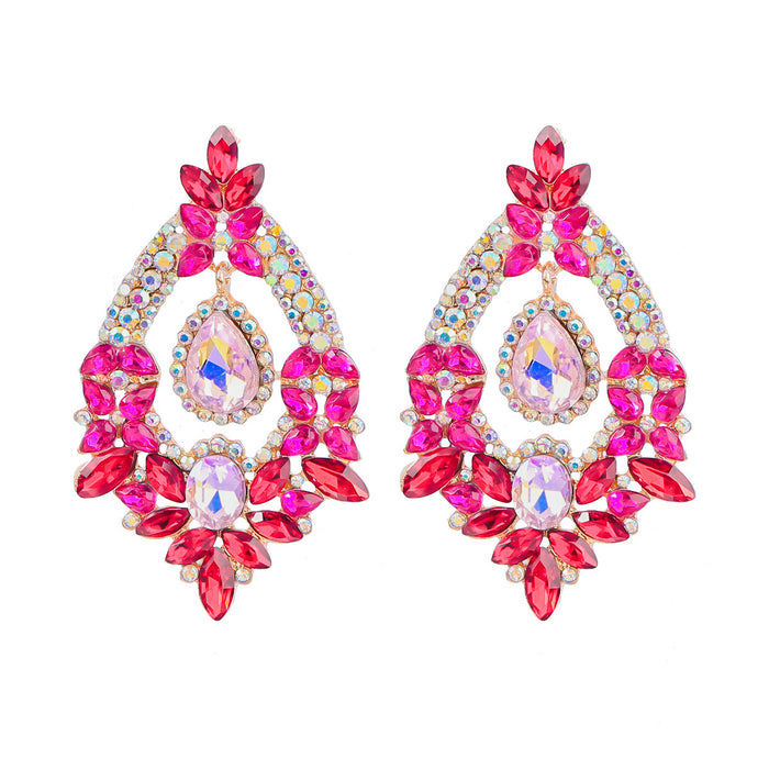 Jewelry WholesaleWholesale Color Rhinestone Alloy Earrings JDC-ES-JL937 Earrings 氿乐 %variant_option1% %variant_option2% %variant_option3%  Factory Price JoyasDeChina Joyas De China