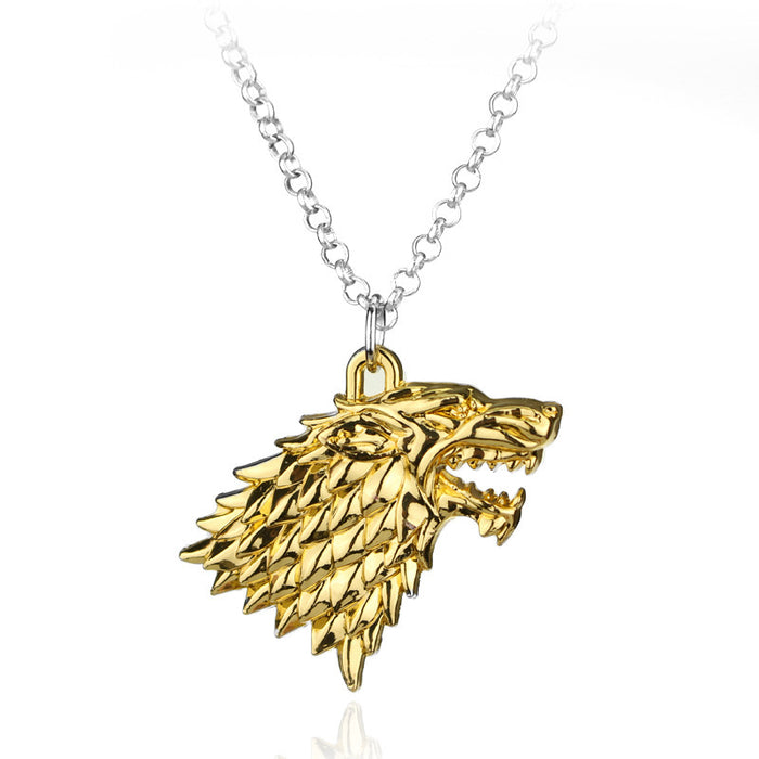 Jewelry WholesaleWholesale Periphery Wolf Head Necklace Logo Keychain JDC-KC-AWen007 Keychains 艾文 %variant_option1% %variant_option2% %variant_option3%  Factory Price JoyasDeChina Joyas De China