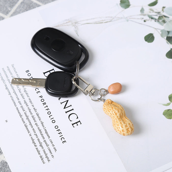 Wholesale Simulation Personalized Peanut Keychain MOQ≥10 JDC-KC-LDao001