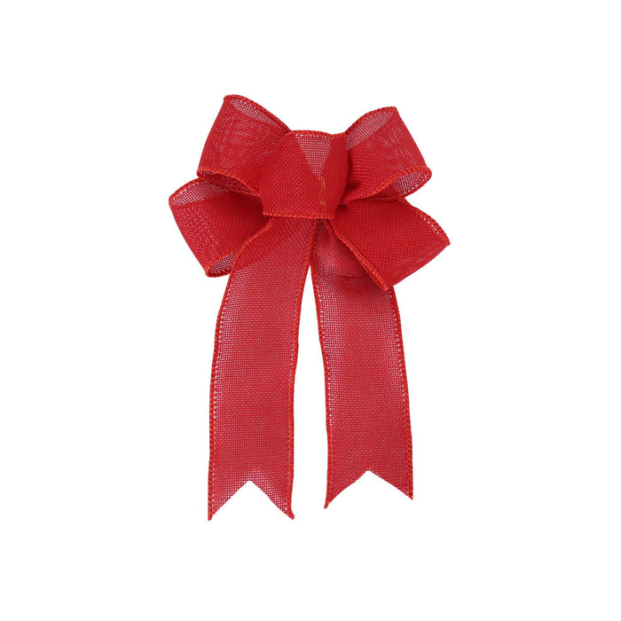 Wholesale Hair Clips Linen Flocking Cloth Bow Christmas MOQ≥2 JDC-HC-ZHHAO001